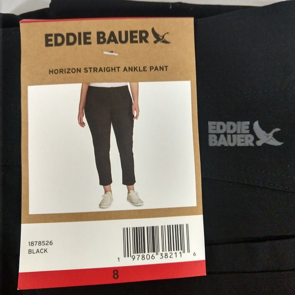 Eddie Bauer Women's UPF 50 Stretch Horizon Straight Ankle Pant Hiking Size 8 NWT - Picture 4 of 15